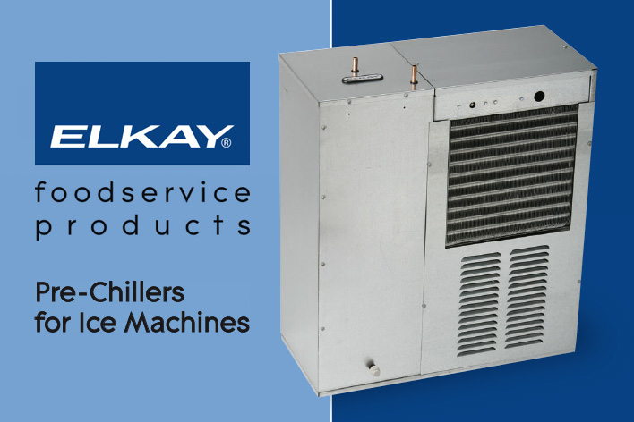 Pre-Chillers for Ice Machines – from Elkay