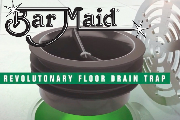 Bar Maid's FLY-BYE Drain Trap Seal Reduces Risks Associated With The Spread of COVID
