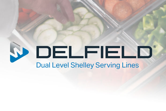 Delfield Dual Level Shelley Serving Lines