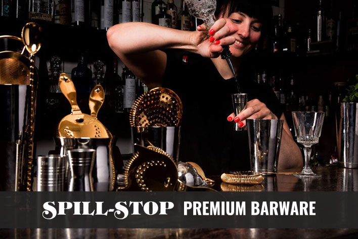 Perfect your Pour with Spill-Stop Premium Barware
