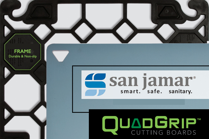 San Jamar QuadGrip&#x2122; Cutting Boards