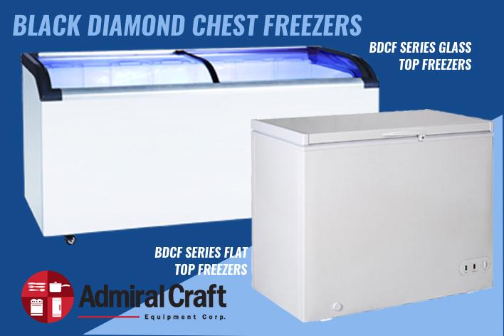 Admiral Craft’s Black Diamond Chest Freezers
