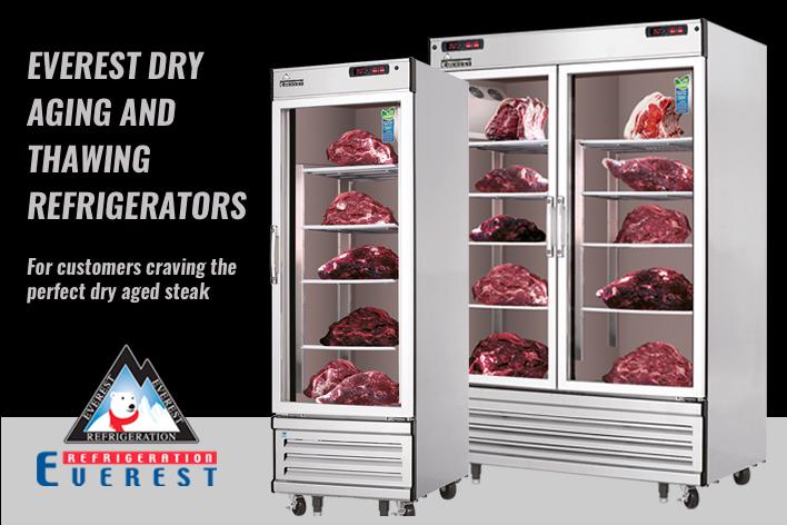 Chefs Rely On Everest Dry Aging and Thawing Refrigerators