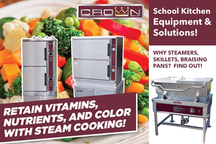School Kitchen Equipment and Solutions from Crown