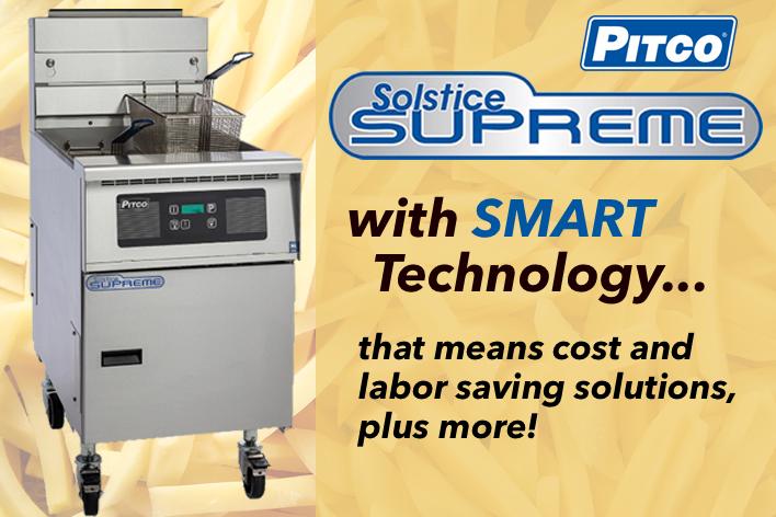 New Pitco Solstice Supreme Fryers with Smart Technology