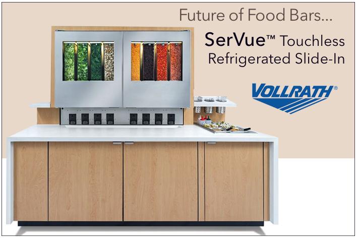 The Vollrath SerVue™ Touchless Refrigerated Slide-In