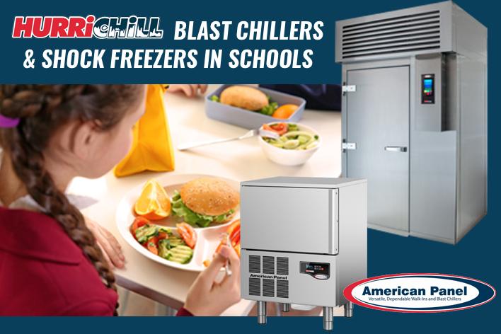 HURRiCHiLL Blast Chillers and Shock Freezers in Schools