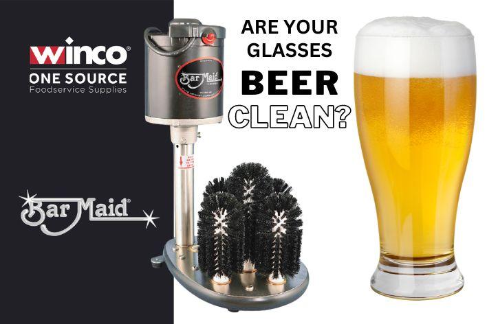Glass Washers for Beer Clean Glasses from Bar Maid by Winco