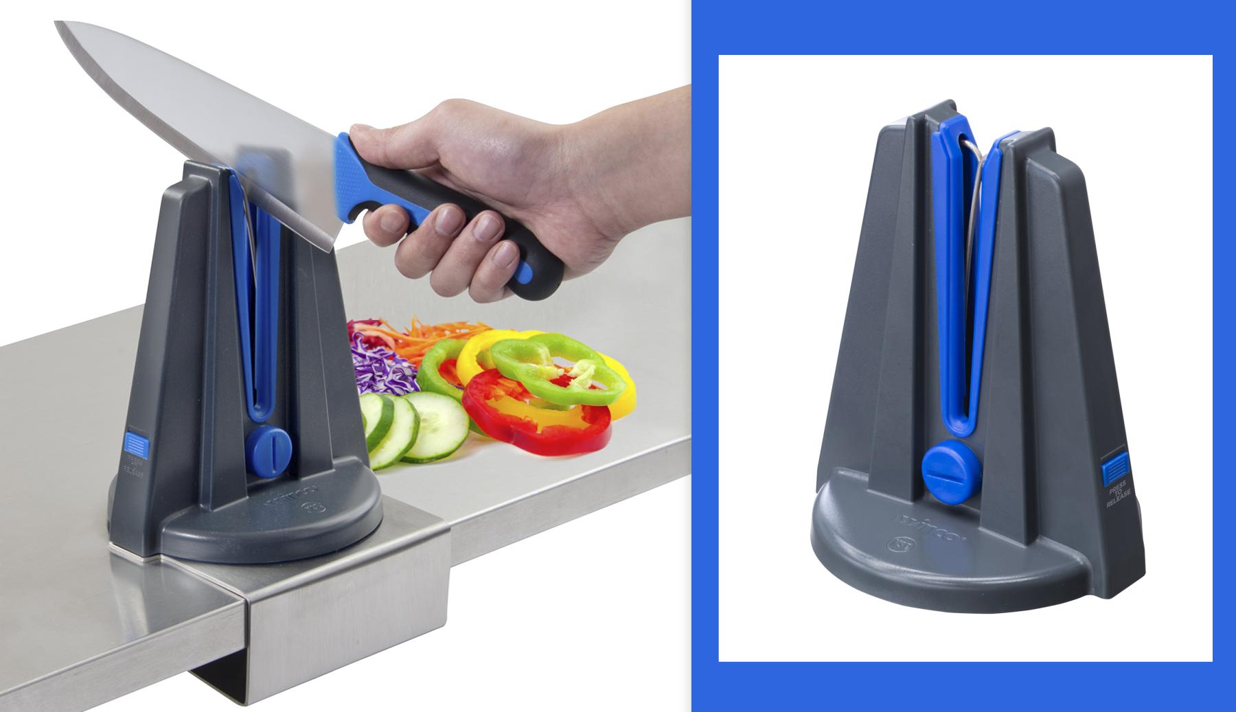 SEFA, Winco Blade Station™ Hands-Free Knife Sharpener